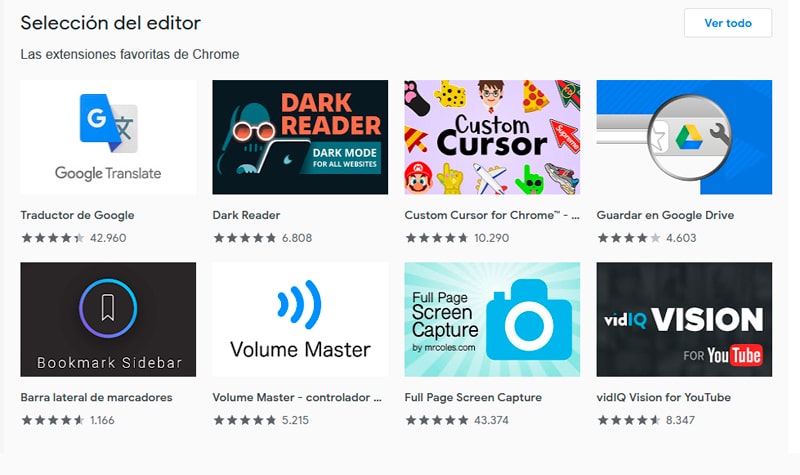 google chrome web store